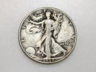 1938-D 50C WALKING LIBERTY SILVER HALF DOLLAR