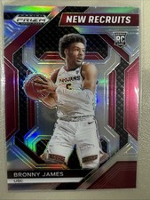 2024 Panini Prizm Draft Picks - New Recruits Prizms Silver #2 Bronny James Jr.