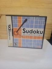 Sudoku Gridmaster (Nintendo DS, 2006) Complete Missling Label Tested Works