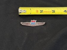 Vintage United Airlines "Future Pilot" Wing Pin - Red, White & Blue Shield - 2"