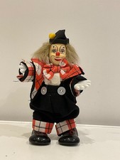 6? Vintage (c1960)Hand Painted Porcelain Clown Doll excellent condition