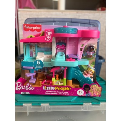 Fisher-Price Little People Barbie Beach House Playset HJN54 Toddler Toy New
