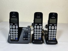 Panasonic KX-TGE230 Cordless Phone Answering System 3 Handsets