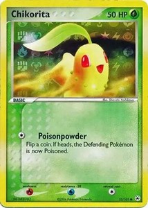Chikorita - 55/101 - Pokemon Hidden Legends Reverse Holo Rare NM