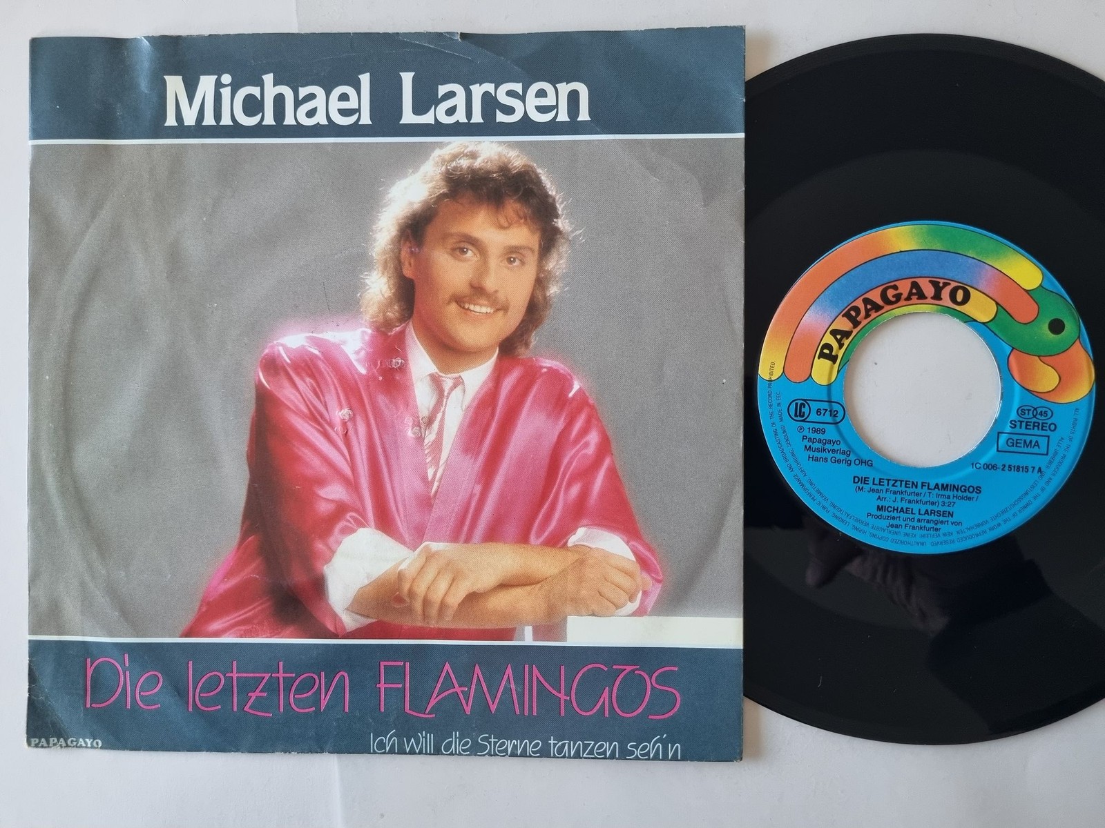 Michael Larsen - Die letzten Flamingos 7'' Vinyl Germany