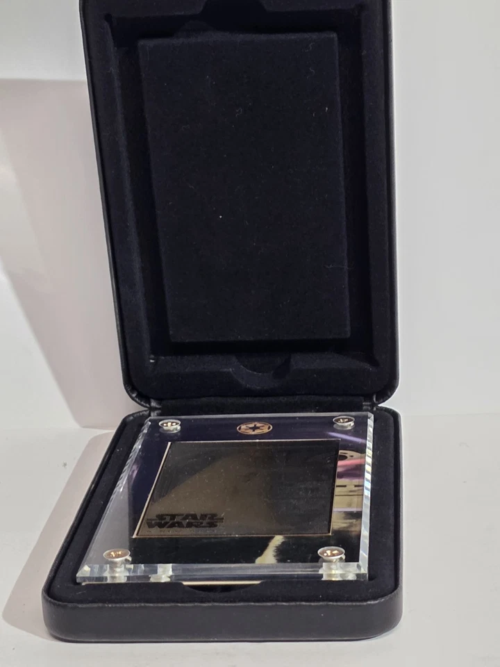 Star Wars Authentic Images 24 Kt Gold Cards Obi Wan Ben Kenobi / Darth Vader - Image 4 of 4