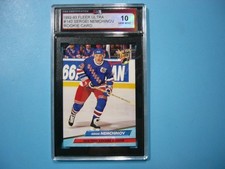1992/93 FLEER ULTRA NHL HOCKEY CARD 140 SERGEI NEMCHINOV ROOKIE RC KSA 10 GEM MT. rookie card picture