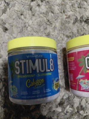FinaFlex Creatine Strawberry Lemonade  1.22 Oz. Stimul8 Ocean Blue 2.59oz