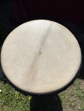 Djembe  aus Palisanderholz mit Ziegenfell, Se...