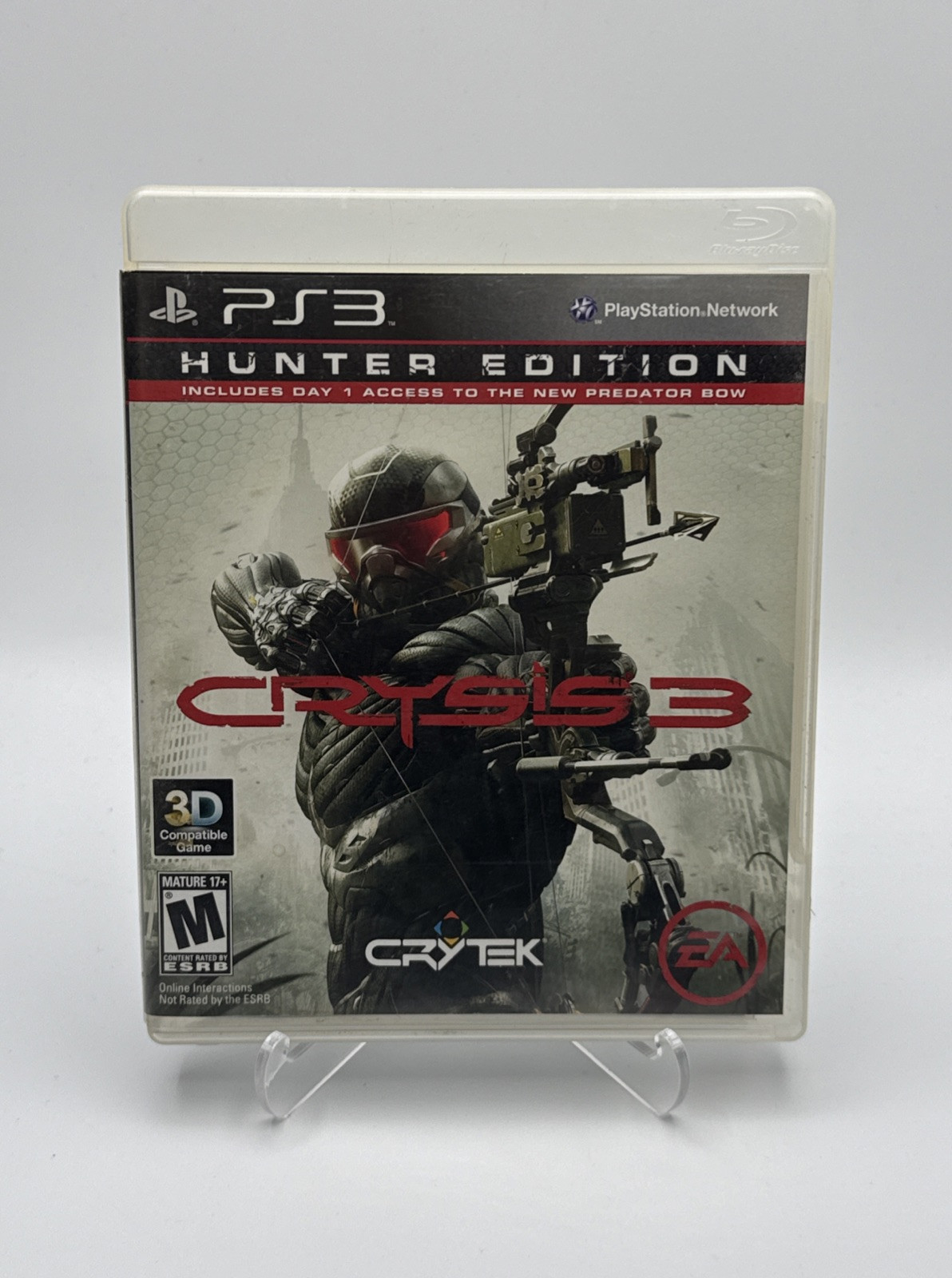 Crysis 3 Hunter Edition (Sony PlayStation 3, 2013) CIB Complete Tested Working
