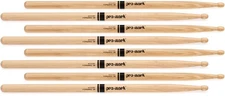 Promark Hickory Drumsticks - 2B - Wood Tip - 4-pack