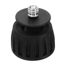 Universal 1/4" 3/8" Rubber Tripod Feet Anti-Slip 360 Degree Rotation Black