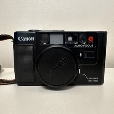 Canon Sure Shot AF35M 35mm Film Camera 38mm f2.8 Tested w/ Strap E