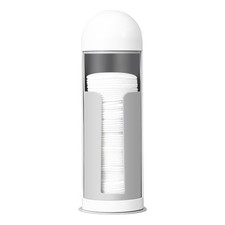 bodkar Cosmetic Cotton Pad Rounds Holder with Rotating Lid, Cotton Pads Dispe...
