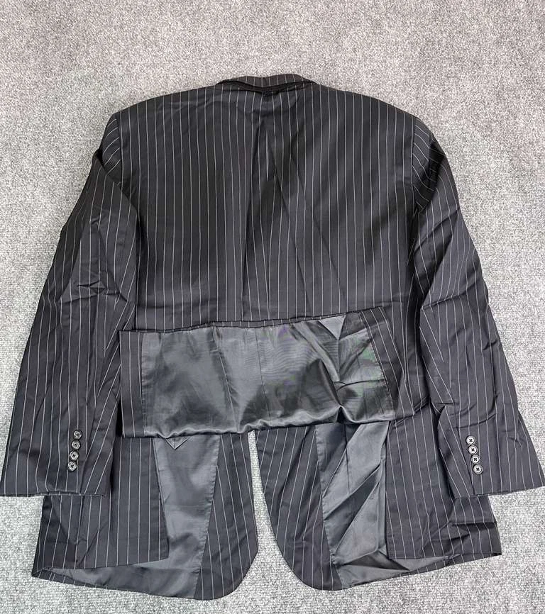 Chaqueta Donald J Trump Para Hombre 52L Blazer Lana Rayas Negras Colección Signature Foto 4 de 4