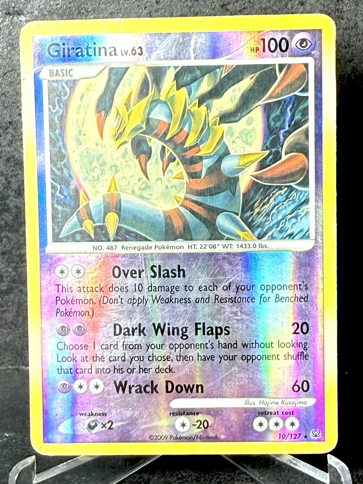 Giratina - 10/127 - Pokemon Platinum Reverse Holo Card MP