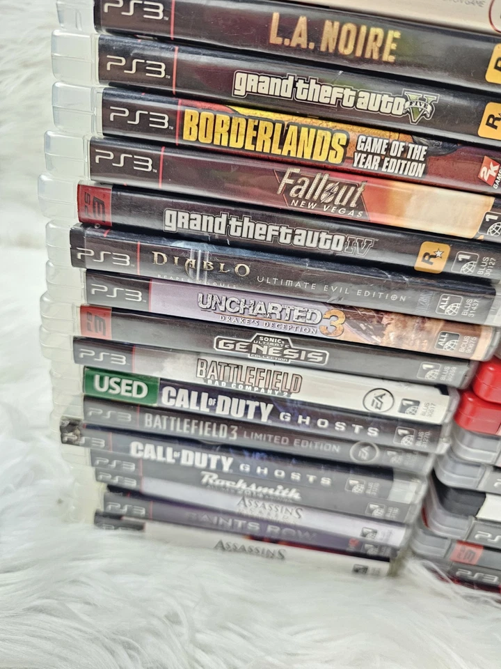 Playstation 3 PS3 Lot Bundle Of 38 Games - Huge Bundle Star Wars Grand Theft - Image 3 of 4