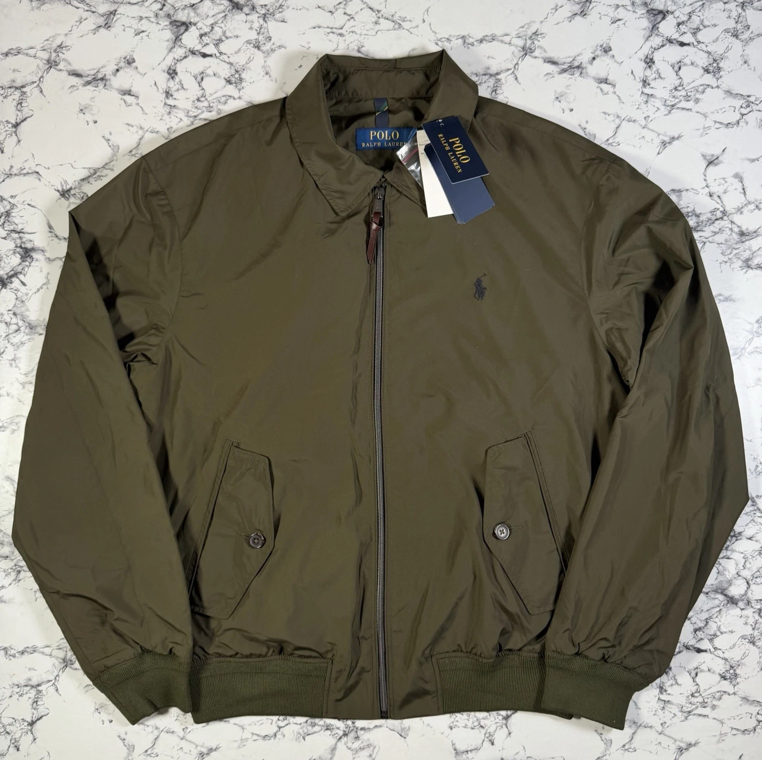 POLO RALPH LAUREN Mens Olive Green Packable Commuter Jacket SIZE MEDIUM
Opens in a new window or tab