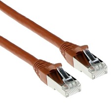 ⭐ 125FT 750MHz Shielded Cat6a UV Outdoor Direct Burial Brown Copper Cable