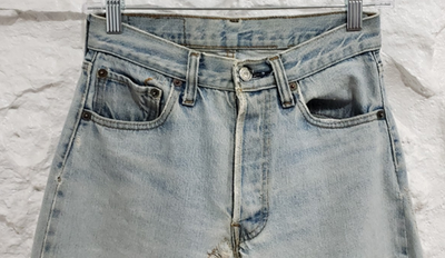 Vintage Levi's 501 Redline Selvedge USA Denim Jeans 32x35