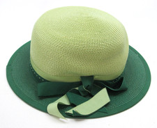 Vintage 1950s Spring Green Hat Ribbon St Patricks Day Easter 1940s
