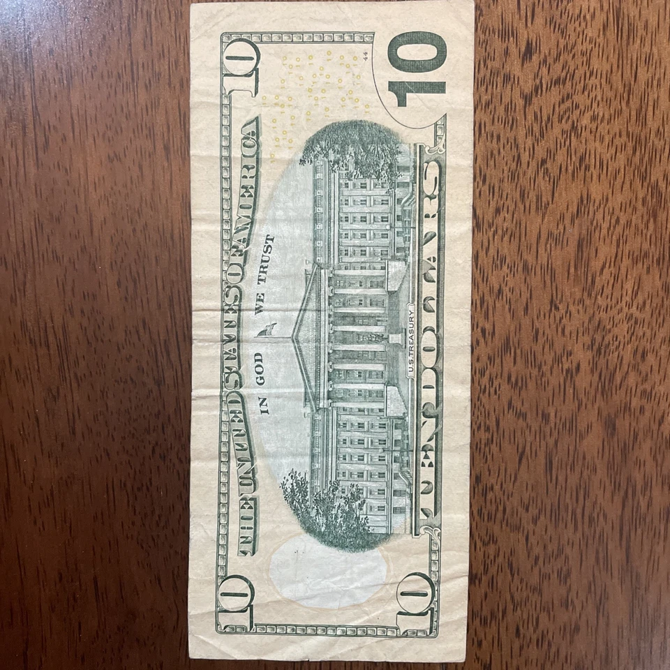 Fancy Serials Numbers “BINARY” Repeater 🔥 🔥 🔥 $10 2013 MF(19911199)C - Image 4 of 4