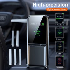 High Precision Digital Alcohol Breath Tester LCD Display Breathalyzer Analyzer