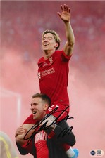 KOSTAS TSIMIKAS SIGNED LIVERPOOL FC FA CUP WINNER 12x8 PHOTO (ACG CERT AG18725)