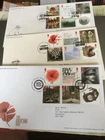 GB STAMPS ROYAL MAIL RECENT FIRST DAY COVER SET 2016-18 THE GREAT WAR