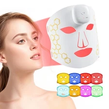 8 Colors LED Photon Facial Mask Light Therapy Anti Aging Wrinkle Acne Skin Care