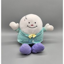 Vintage Dakin Humpty Dumpty Musical Plush Wind Up 10" Pastel Toy HTF Video
