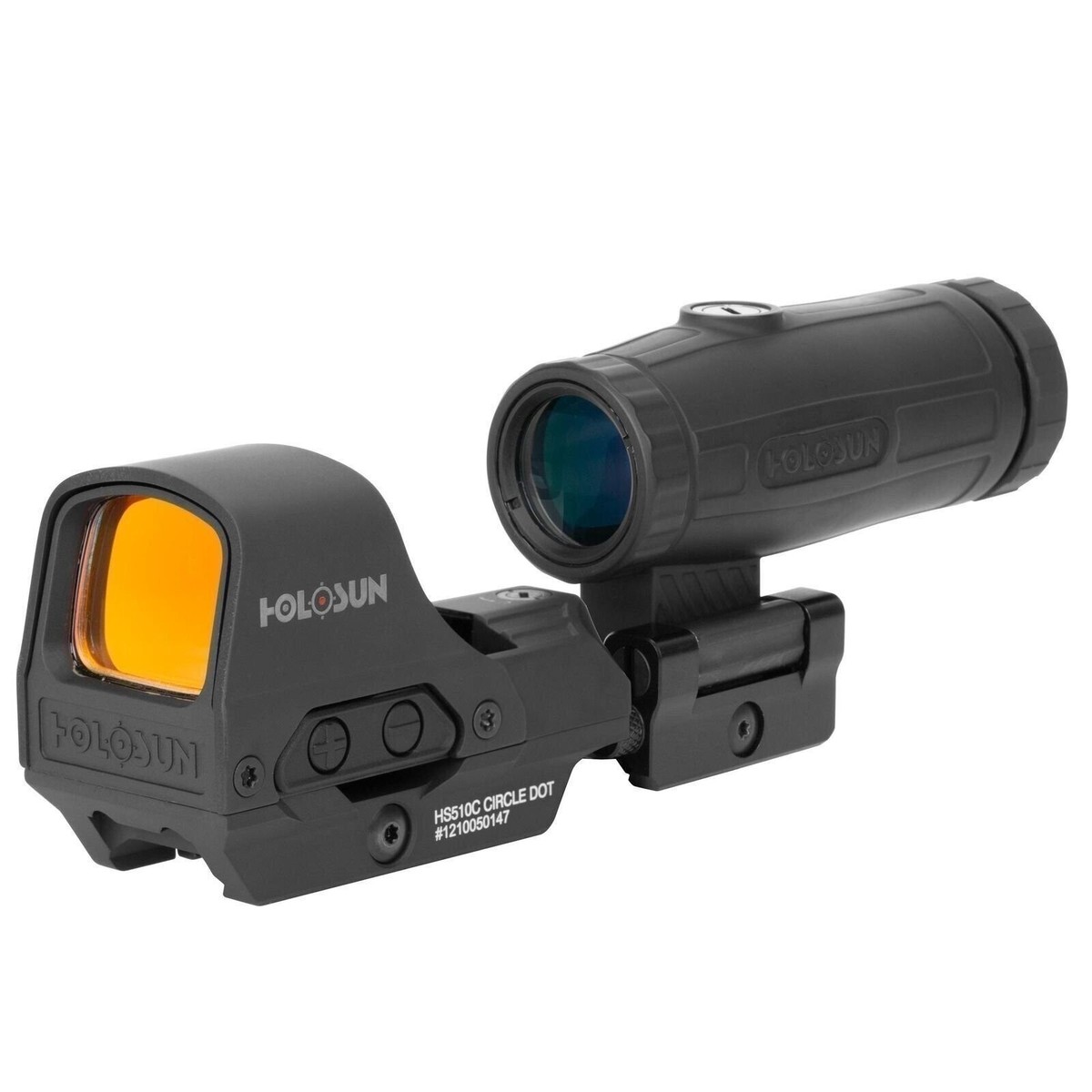 Holosun Technologies HS10C Open Reflex Circle Dot Sight and HM3X