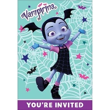 Vampirina Save the Date Invitations Cards Birthday Party Supplies 8 Per Package
