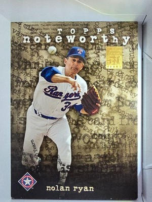 2001 Topps Noteworthy #TN32 Nolan Ryan