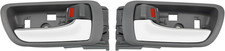 Interior Door Handle Pair 2002-06 Toyota Camry Front Driver Passenger Gray 2pc