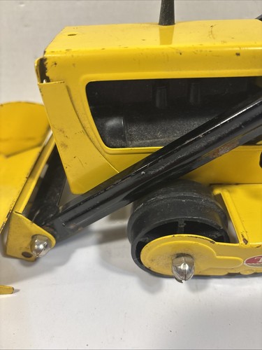 Vintage Tonka 1962-1966, caricatore T-6, giallo, acciaio pressato - Foto 3 di 19