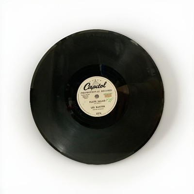 Les Baxter Yours Flute Salad Capitol 2274 Promo 78RPM White Label VG