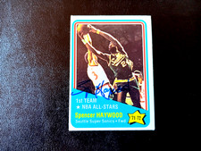 Spencer Haywood Autographed 1972 Topps Basketball HOF All-Star Card #162 Auto