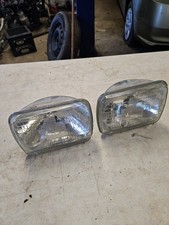 1984-2001 Jeep Cherokee Xj 1986-92 Jeep Comanche Mj Halogen Headlamps Pair