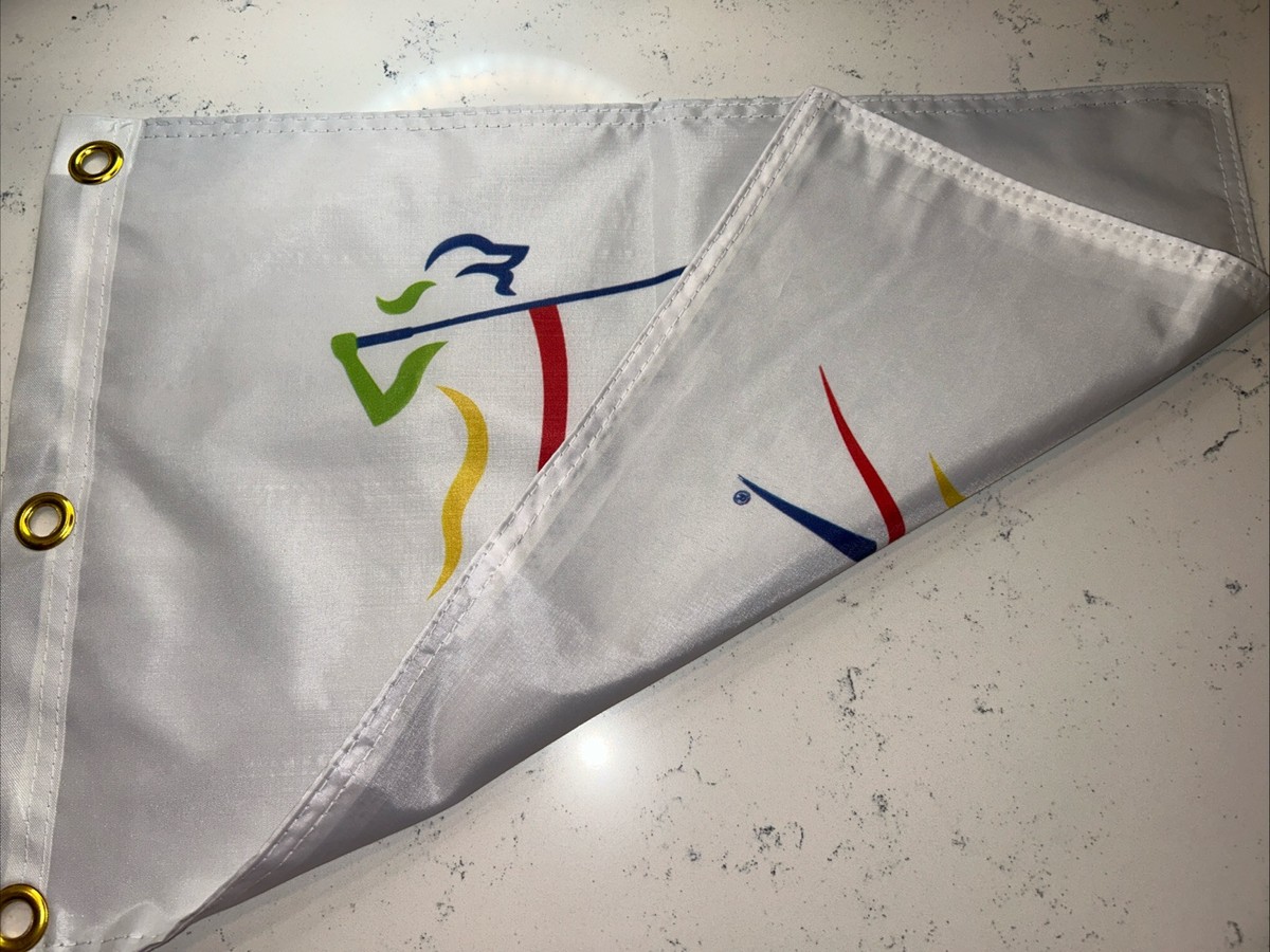 【限定】PGA、LPGAプロサイン色紙６枚セット LPGA TOUR CHAMPIONSHIP PGA TOUR FEDEX CUP PIN FLAG WITH GROMMETS