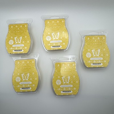 Coconut Lemongrass Scentsy Wax Bars Lot Of 5 Scents Warmer 3.2 FlOz Sold Out New