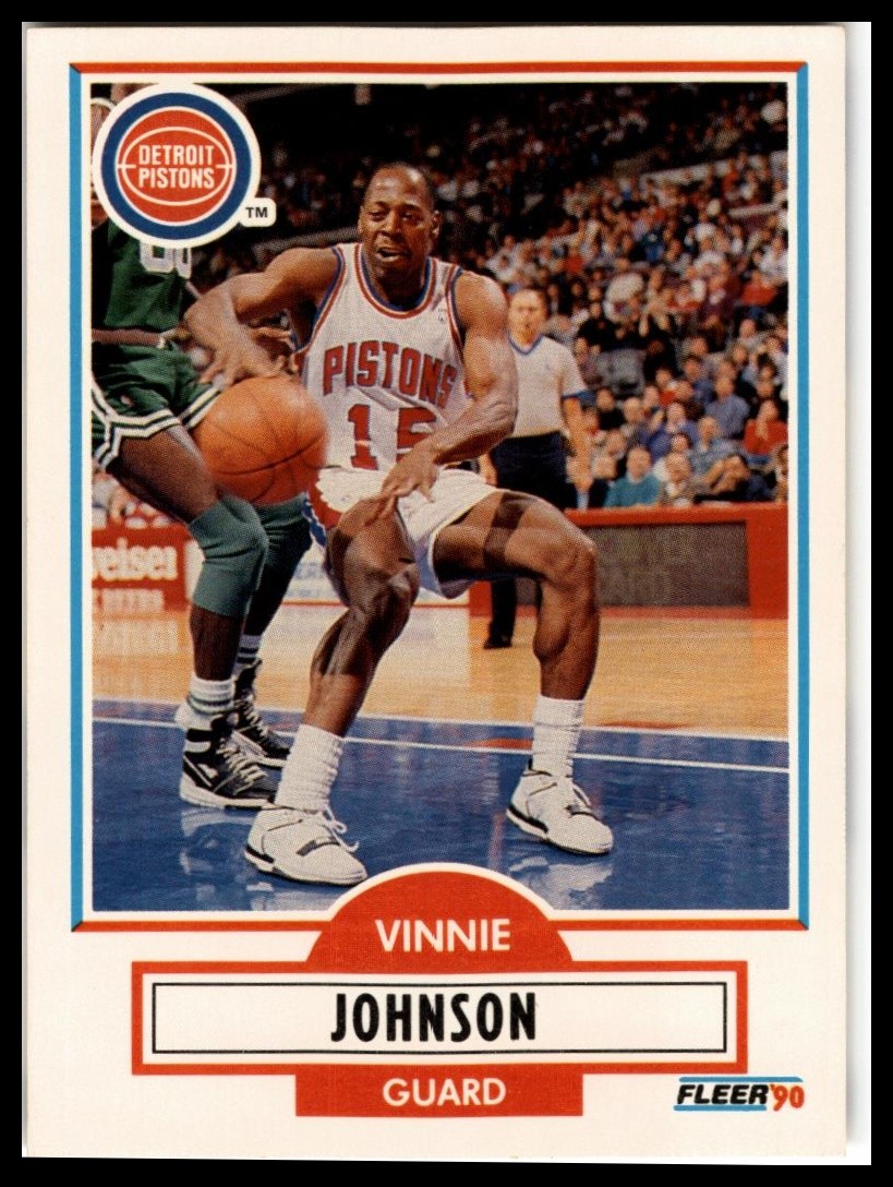 1990-91 Fleer #57 Vinnie Johnson