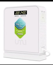 UMI 2400W Step Down 220v to 110v Voltage Converter Heavy Duty 220V to 110V