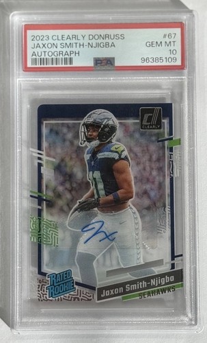 2023 Clearly Donruss JSN Rated Rookie Auto #67 PSA 10 Seahawks CHAMPION 🔥