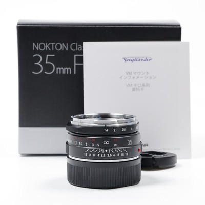 Voigtländer NOKTON Classic 35mm F1.4 II SC VM für Leica M [fast unbenutzt]...