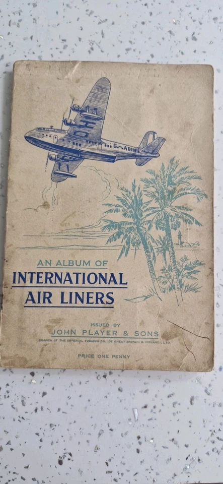 3 X VINTAGE " JOHN PLAYER CIGARETTE CARDS " IN ALBUMS- AIRCRAFT - Image 2 of 4