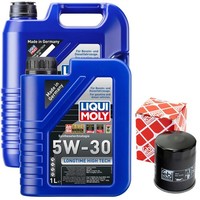 MotoröL Set High Tech 5W-30 Liqui Moly 6 Liter + ÖLfilter FüR Mitsubishi Nissan