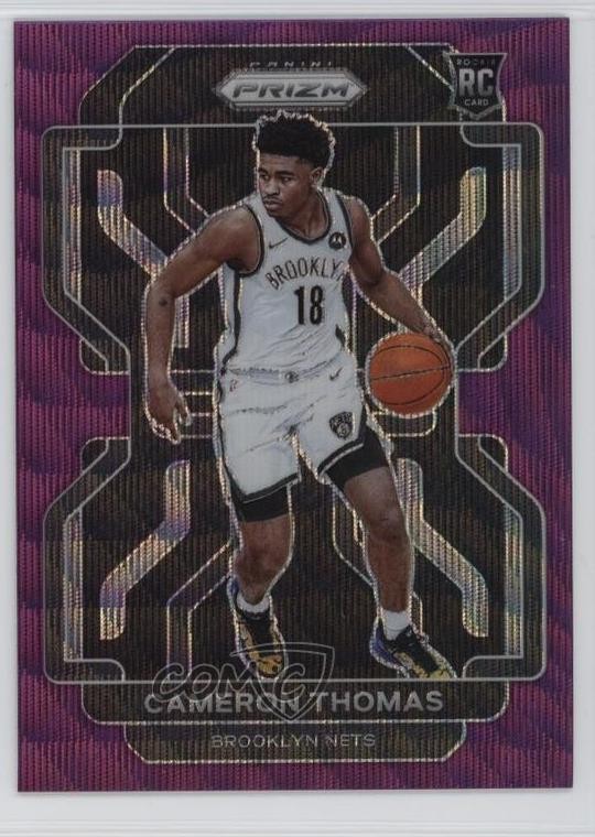 2021-22 Panini Prizm Purple Wave Prizm Cameron Thomas #297 09dp