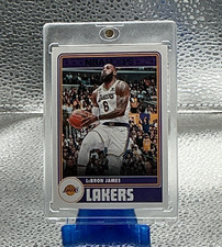 Panini 2023-24 NBA Hoops LeBron James #290 Hoops Tribute Los Angeles Lakers