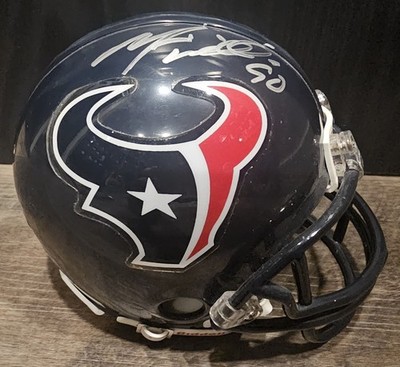 SIGNED  HOUSTON TEXANS MARIO WILLIAMS MINI HELMET